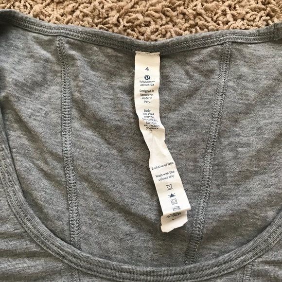 Lululemon btw the line long sleeve sz 4 - Picture 2 of 3